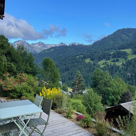 Ferienwohnung La Marmotte Qui Papote Le Grand-Bornand Exterior foto