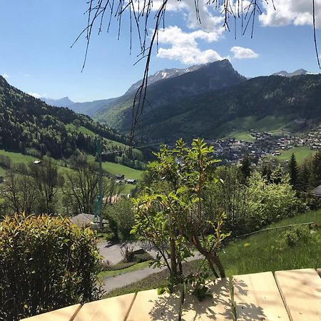 Ferienwohnung La Marmotte Qui Papote Le Grand-Bornand Exterior foto