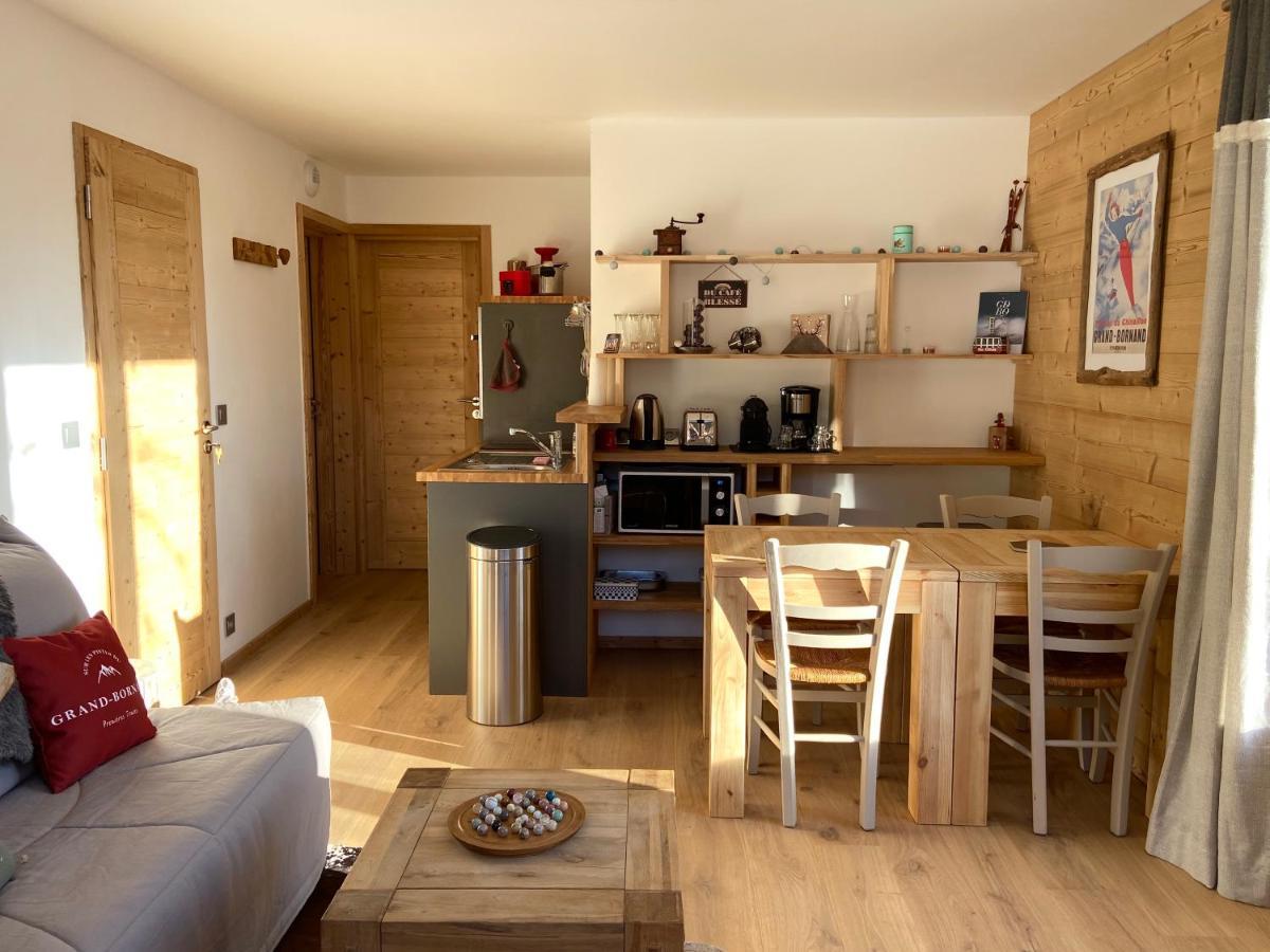 Ferienwohnung La Marmotte Qui Papote Le Grand-Bornand Exterior foto