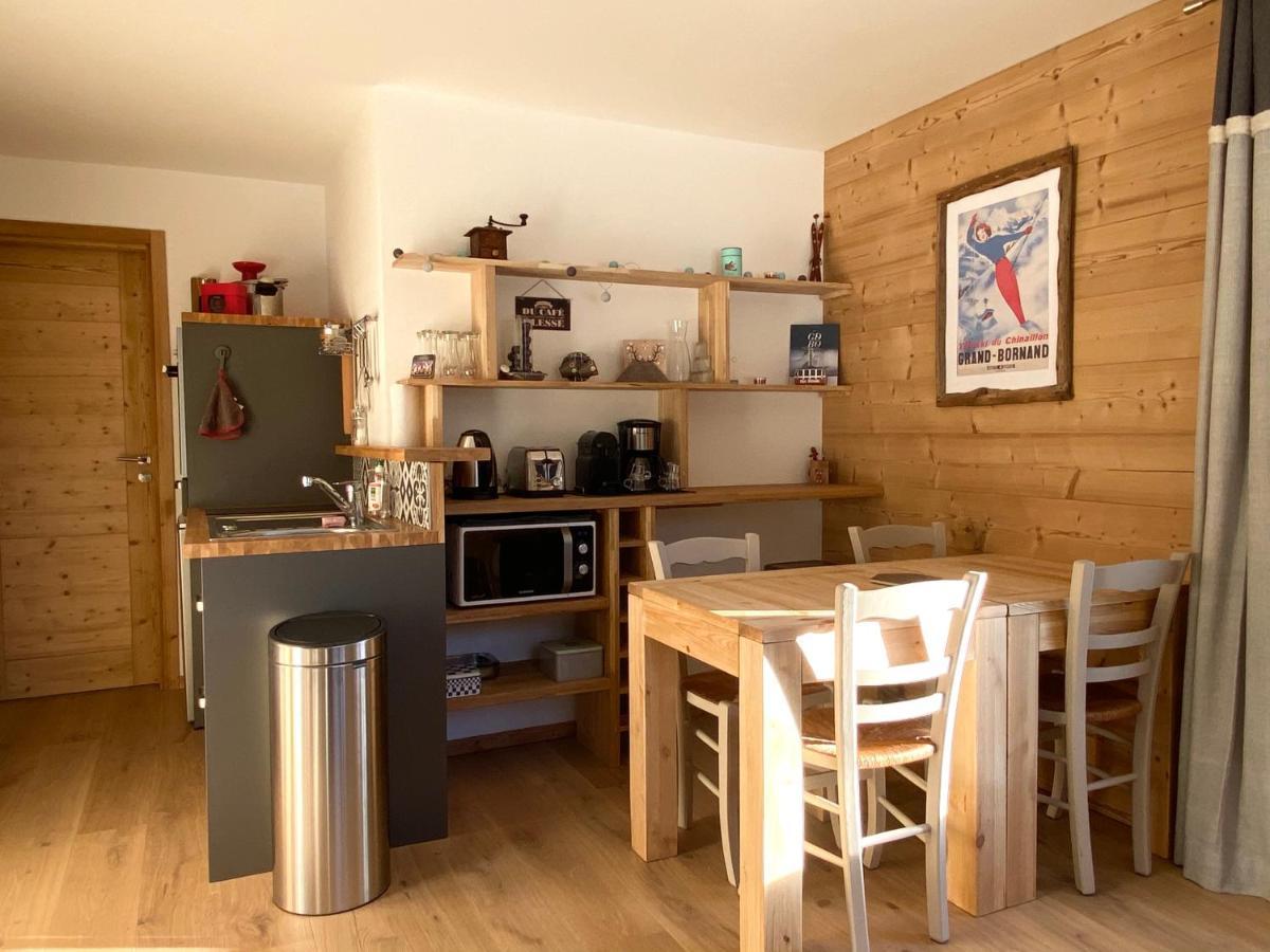 Ferienwohnung La Marmotte Qui Papote Le Grand-Bornand Exterior foto