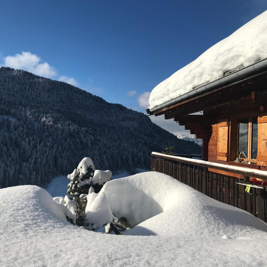 Ferienwohnung La Marmotte Qui Papote Le Grand-Bornand Exterior foto