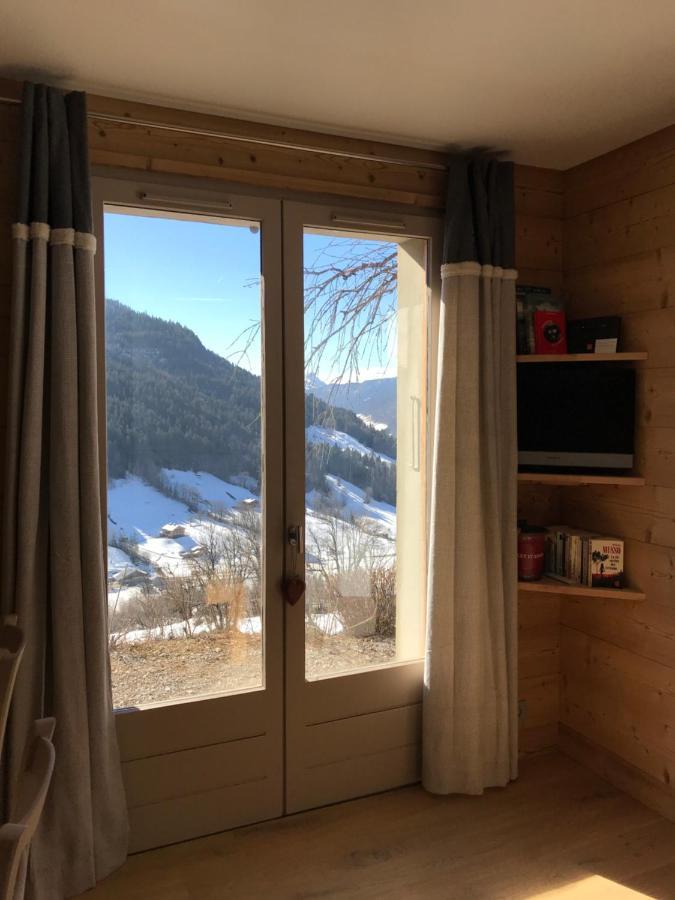 Ferienwohnung La Marmotte Qui Papote Le Grand-Bornand Exterior foto