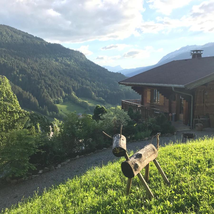Ferienwohnung La Marmotte Qui Papote Le Grand-Bornand Exterior foto