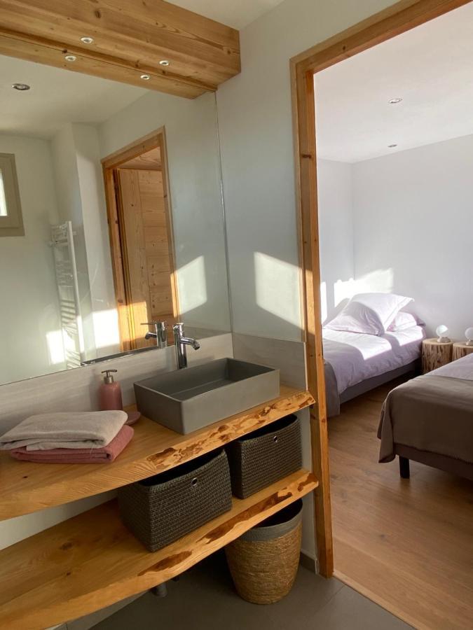 Ferienwohnung La Marmotte Qui Papote Le Grand-Bornand Exterior foto
