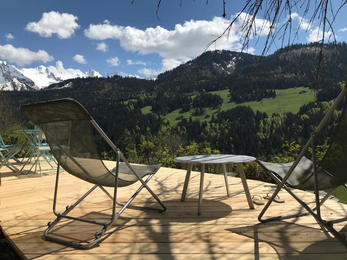 Ferienwohnung La Marmotte Qui Papote Le Grand-Bornand Exterior foto