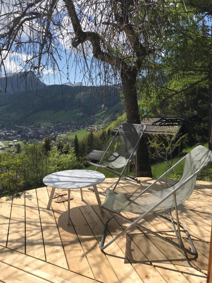 Ferienwohnung La Marmotte Qui Papote Le Grand-Bornand Exterior foto