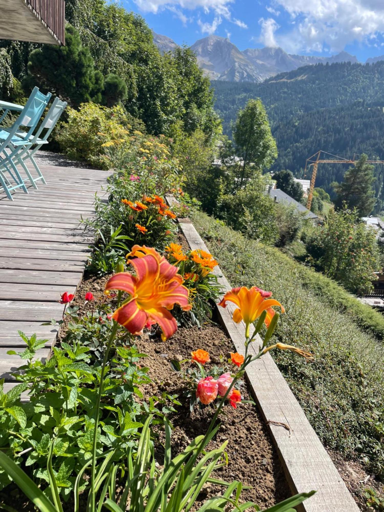 Ferienwohnung La Marmotte Qui Papote Le Grand-Bornand Exterior foto