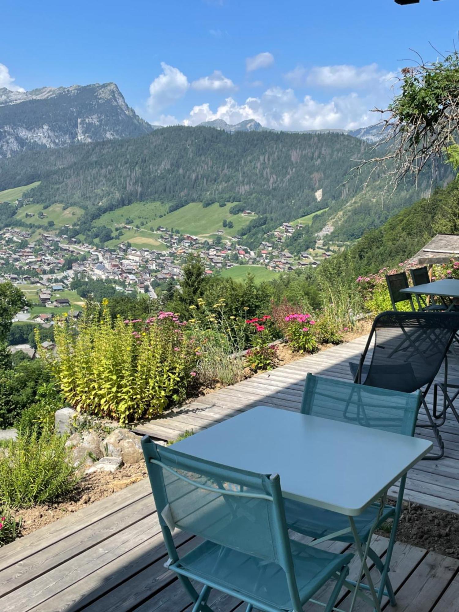 Ferienwohnung La Marmotte Qui Papote Le Grand-Bornand Exterior foto