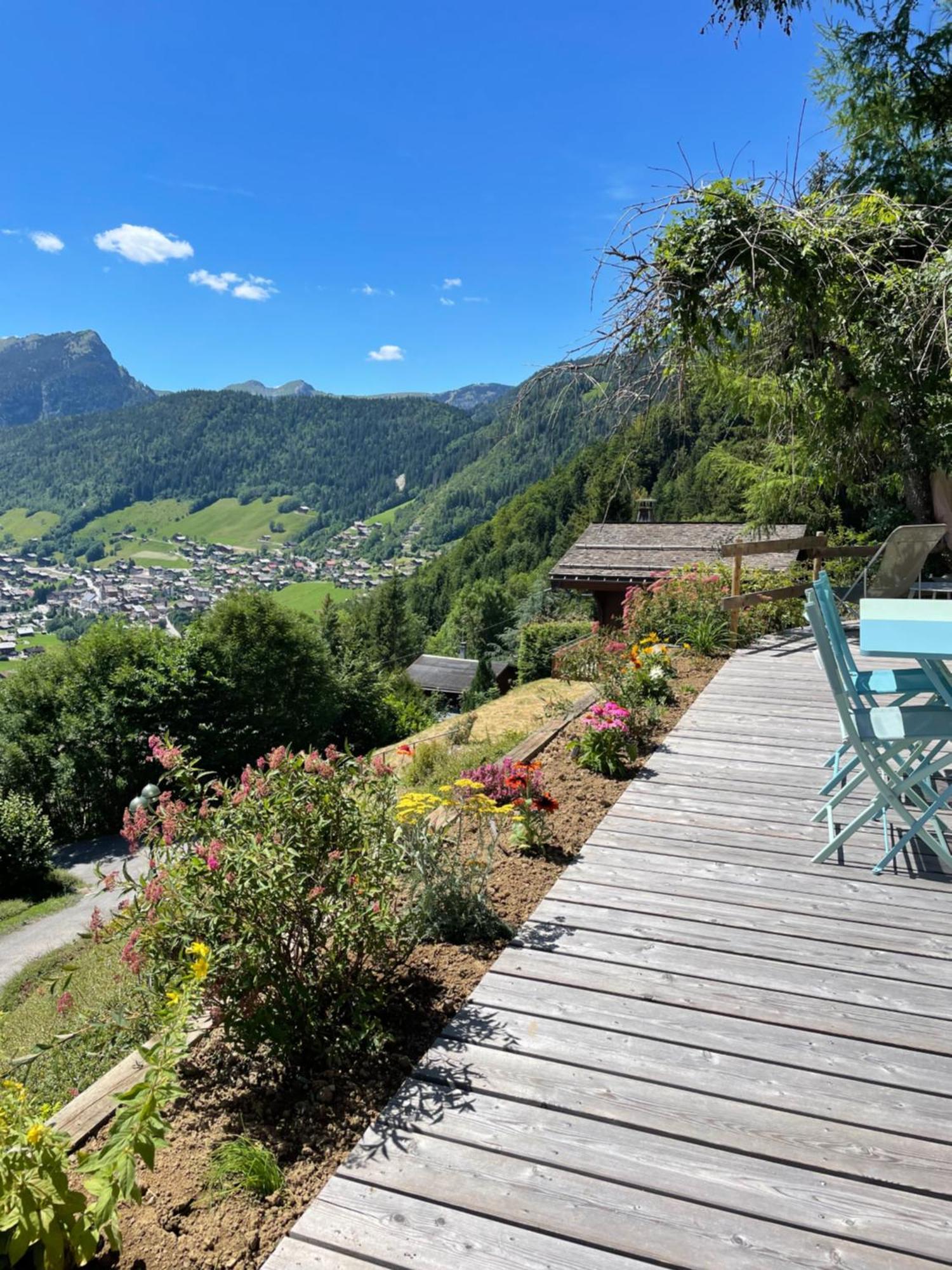 Ferienwohnung La Marmotte Qui Papote Le Grand-Bornand Exterior foto