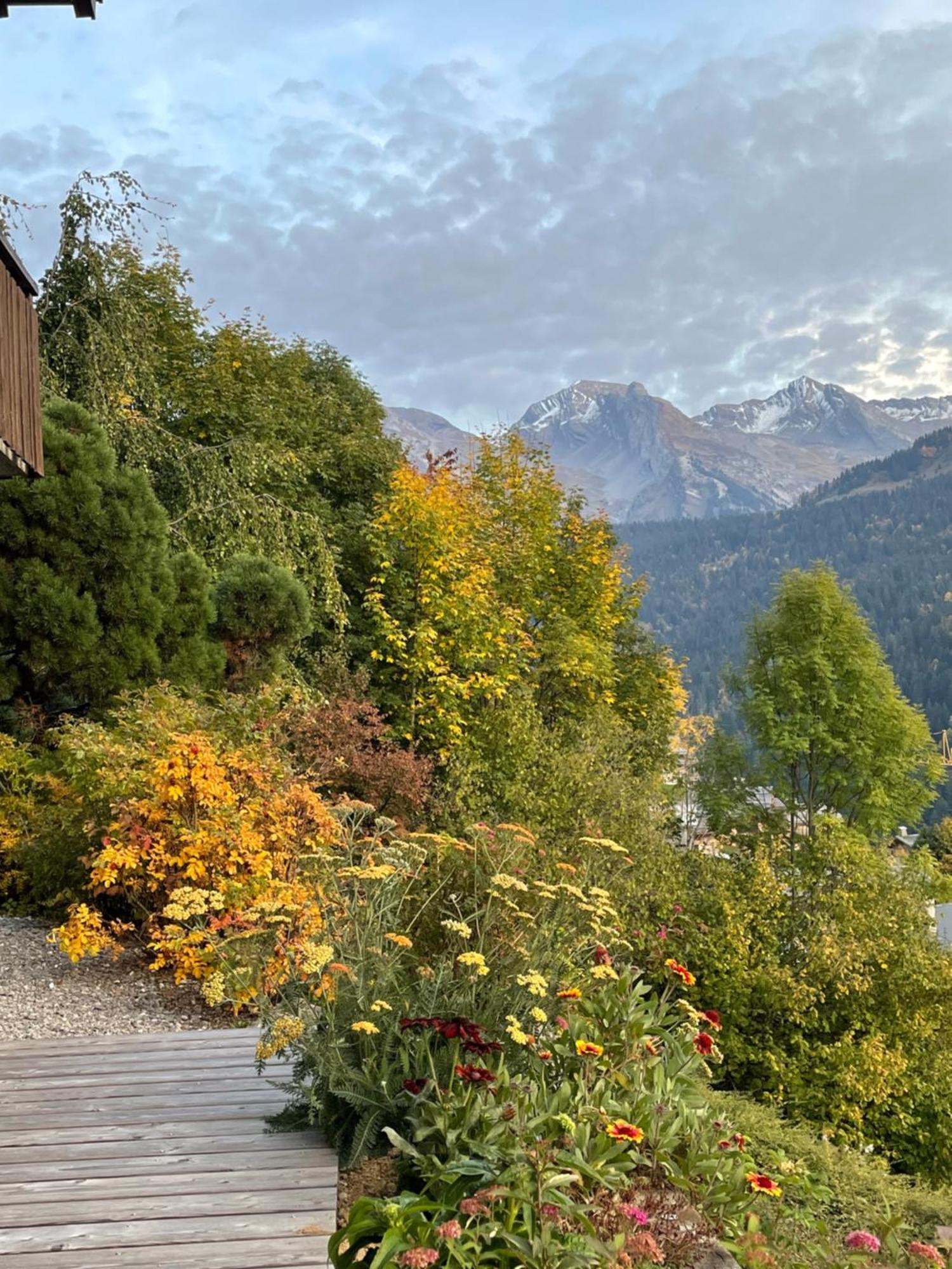 Ferienwohnung La Marmotte Qui Papote Le Grand-Bornand Exterior foto