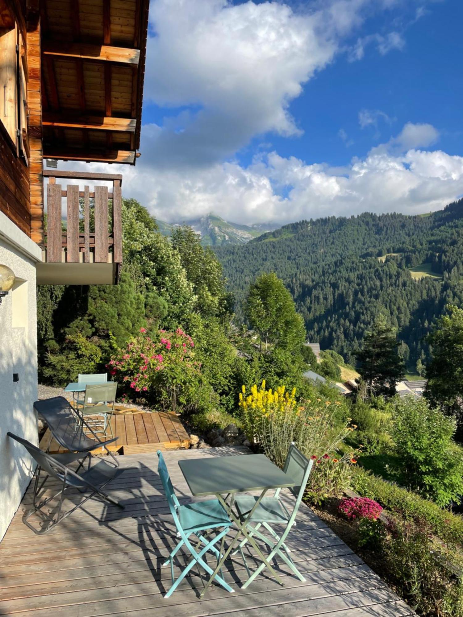 Ferienwohnung La Marmotte Qui Papote Le Grand-Bornand Exterior foto