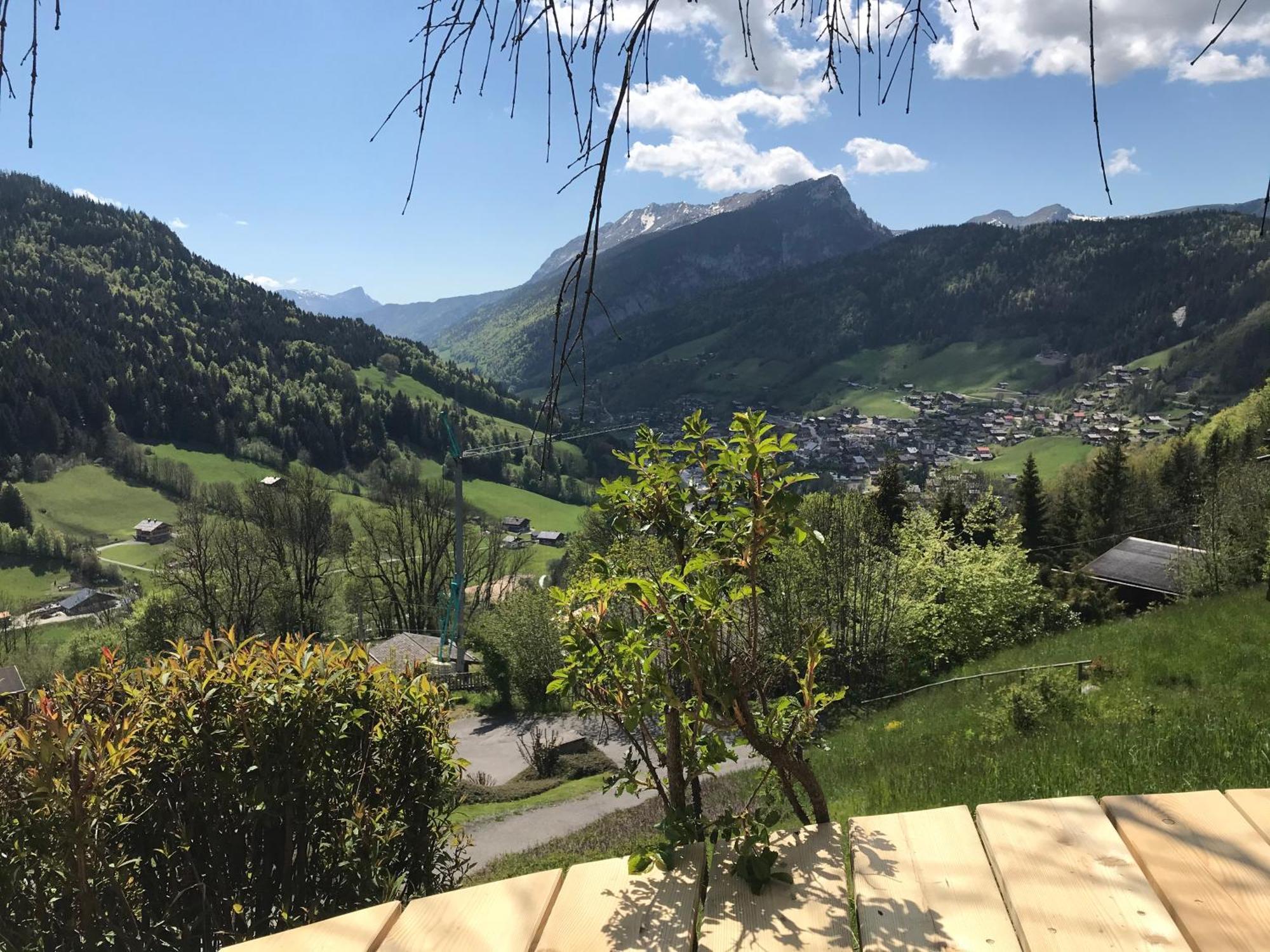 Ferienwohnung La Marmotte Qui Papote Le Grand-Bornand Exterior foto